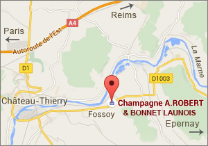 Plan d'accès Champagne Robert